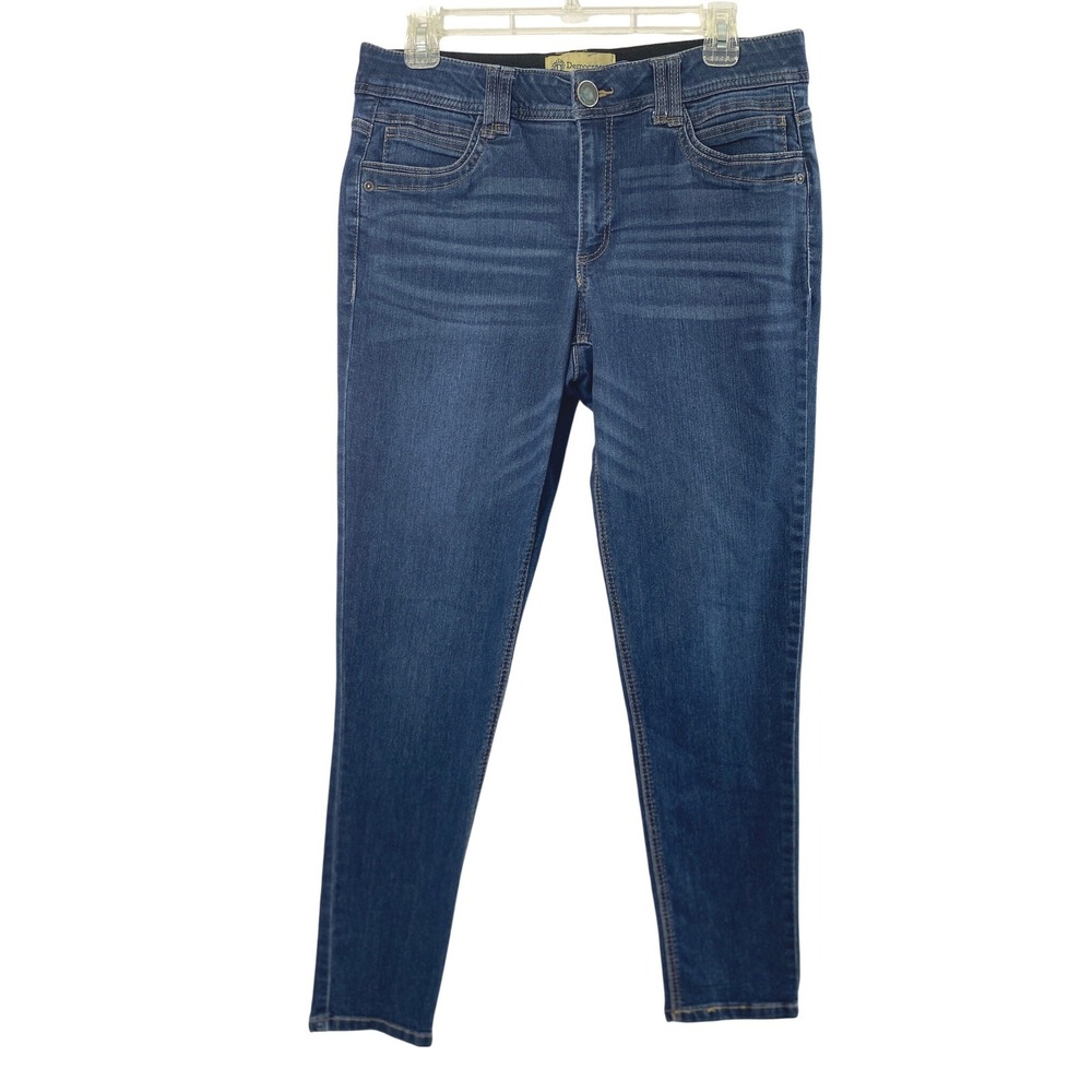 Democracy Jeans Womens Size 10‎ Ab Technology Skinny Medium Wash Stretch Denim
